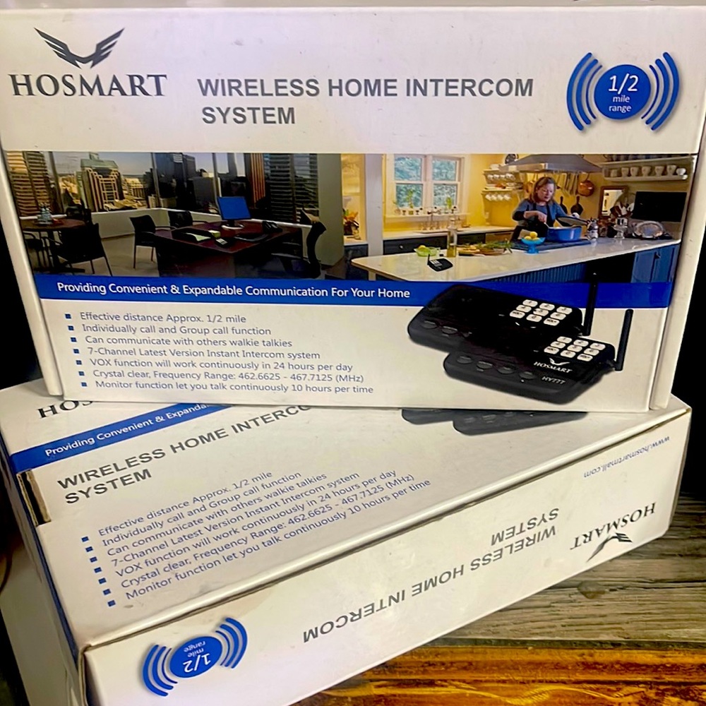 Hosmart Wireless Homes Intercom System